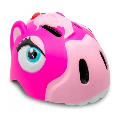 Дитячий шолом для роликів Monster Horse Pink 49-55 см
