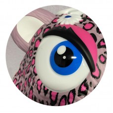 Дитячий шолом для роликів Monster Panther Pink 49-55 см