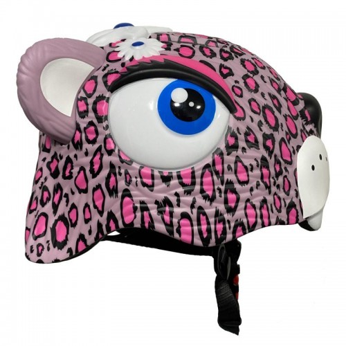 Дитячий шолом для роликів Monster Panther Pink 49-55 см