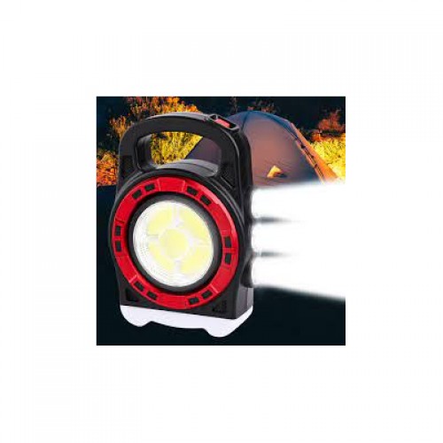 Мультифункциональный кемпинговый фонарь Hurry-bolt HB-6678C 20W с солнечной панелью и фукцией павербанка