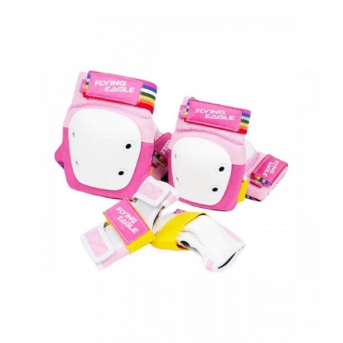 Набор детской защиты Flying Eagle Valiant Pink M