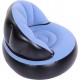 Надувне крісло AIR SOFA / Надувне велюрове крісло 80×80×67см Блакитний