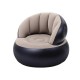 Надувное кресло AIR SOFA  / Надувное велюровое кресло 80×80×67см Бежевый
