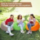Надувне крісло-пуф Inflatable Sofa / Надувне крісло-мішок 110×110×85 см