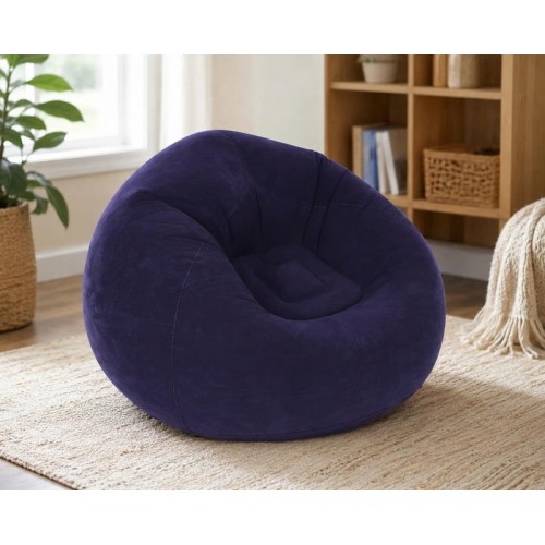 Надувне крісло-пуф Inflatable Sofa / Надувне крісло-мішок 110×110×85 см Фіолетове Надувне крісло-пуф Inflatable Sofa / Надувне крісло-мішок 110×110×85 см Фіолетове