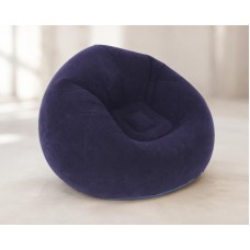 Надувное кресло-пуф Inflatable Sofa / Надувное кресло-мешок 110×110×85 см Фиолетовое
