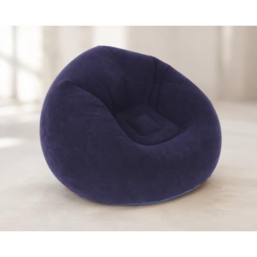 Надувне крісло-пуф Inflatable Sofa / Надувне крісло-мішок 110×110×85 см Фіолетове