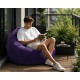 Надувне крісло-пуф Inflatable Sofa / Надувне крісло-мішок 110×110×85 см Фіолетове