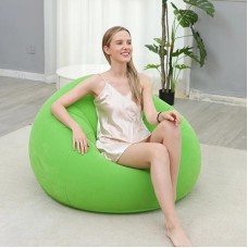 Надувне крісло-пуф Inflatable Sofa / Надувне крісло-мішок 110×110×85 см Зелений