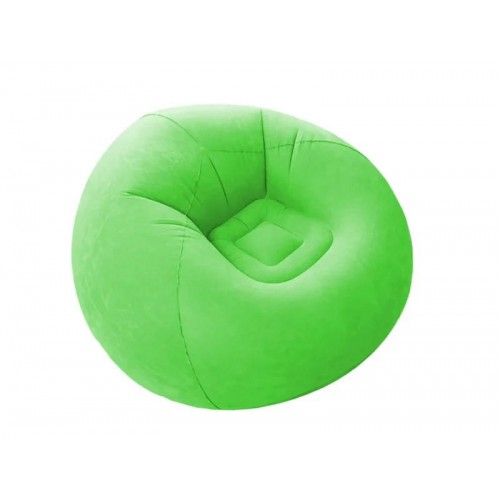 Надувне крісло-пуф Inflatable Sofa / Надувне крісло-мішок 110×110×85 см Зелений