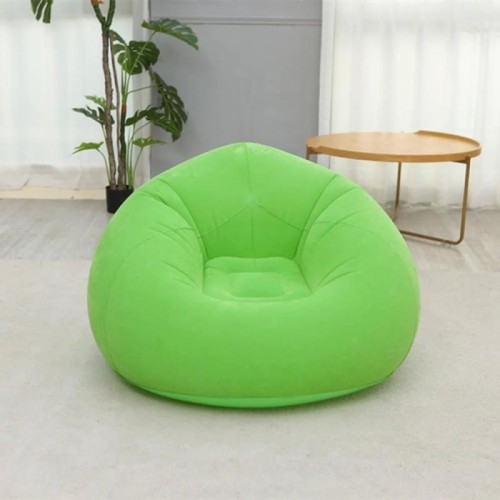 Надувне крісло-пуф Inflatable Sofa / Надувне крісло-мішок 110×110×85 см Зелений