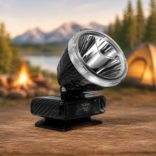 Налобний Ліхтарик TSL 5800h / Акумуляторний ліхтарик UKC / LED із сонячною батареєю та зарядкою від Type-C
