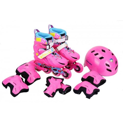 Детские ролики Flying Eagle NT Combo Pink