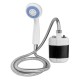 Похідний портативний душ Portable Outdoor Shower з акумулятором і USB зарядкою