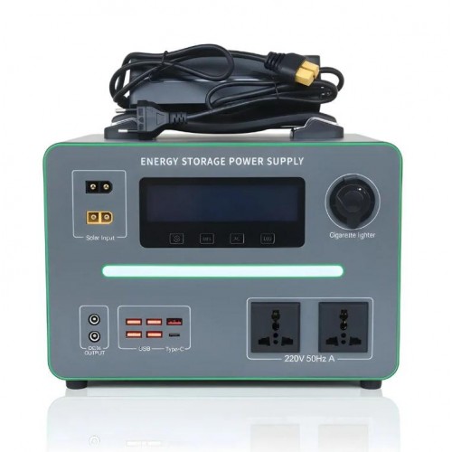 Портативна зарядна станція з портами USB-A та Type-C YN30-1200W LiFePO4 | 1152WH