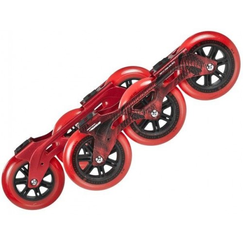 Powerslide Megacruiser Frame Set 3x125mm Red