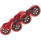 Powerslide Megacruiser Frame Set 3x125mm Red