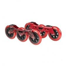 Powerslide Megacruiser Frame Set 3x125mm Red