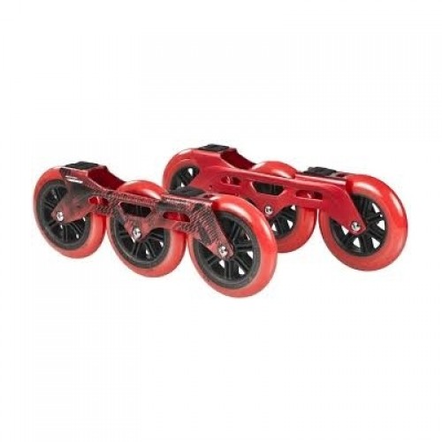 Powerslide Megacruiser Frame Set 3x125mm Red