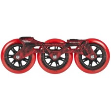 Powerslide Megacruiser Frame Set 3x125mm Red