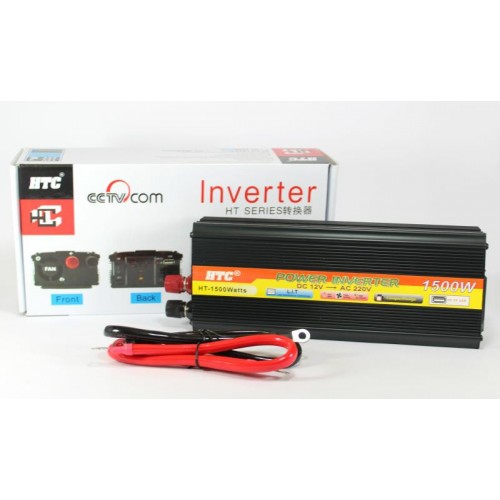 Перетворювач AC/DC 1500W 12V SSK / Інвертор у машину / Автомобільний перетворювач напруги Перетворювач AC/DC 1500W 12V SSK / Інвертор у машину / Автомобільний перетворювач напруги