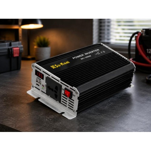 Перетворювач AC/DC RPI 1000W SU-KAM / Інвертор з вольтметром / Перетворювач напруги 12-220 В