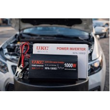 Перетворювач напруги 12V-220V UKC 1000 Вт з чистою синусоїдою / автомобільний інвертор 12 В 220 В з цифровим дисплеєм та USB виходом