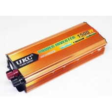 Перетворювач напруги UKC 1500 Вт 24v 220v інвертор 1500w 24в 220в