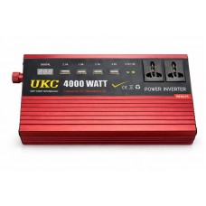 Перетворювач напруги Power Inverter 4000W з 12V на 220