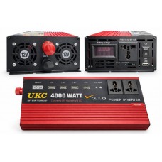 Перетворювач напруги Power Inverter 4000W з 12V на 220