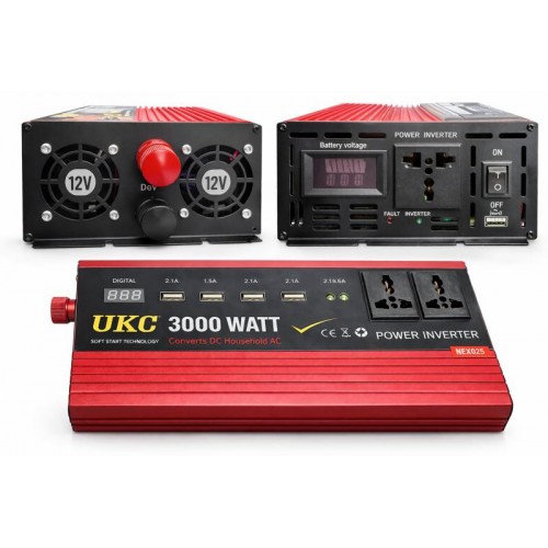 Перетворювач напруги 3000W AR AC/DC 12V Перетворювач напруги 3000W AR AC/DC 12V