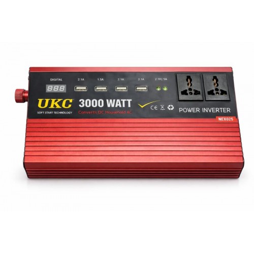 Перетворювач напруги 3000W AR AC/DC 12V