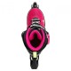Раздвижные ролики для девочки Rollerblade Microblade 2023 pink-green размер 28-32
