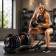 Регульована спортивна гантель для домашніх тренувань 24 кг