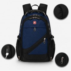 Рюкзак, швейцарський рюкзак, SwissGear 8810, туристичний рюкзак, рюкзак для ноутбука Синій