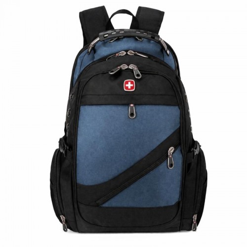 Рюкзак, швейцарский рюкзак, SwissGear 8810, туристический рюкзак, рюкзак для ноутбука Синий