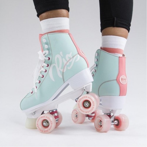 Ролики Rio Roller Script Teal Coral