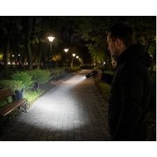 Ручний ліхтарик S 200 / Акумуляторний ліхтарик UKC Luminous S200 / Потужний LED ліхтар