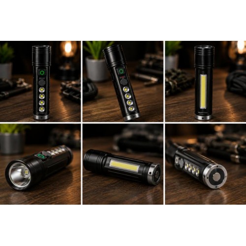 Ручной фонарик S 200 / Аккумуляторный фонарик UKC Luminous S200 / Мощный LED фонарь Ручной фонарик S 200 / Аккумуляторный фонарик UKC Luminous S200 / Мощный LED фонарь