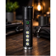 Ручний ліхтарик S 200 / Акумуляторний ліхтарик UKC Luminous S200 / Потужний LED ліхтар