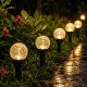 Садовий світильник garden light з сонячною панеллю / Кулясті ліхтарі для саду з бульбашками Solar / Світлодіодна LED-гірлянда для саду