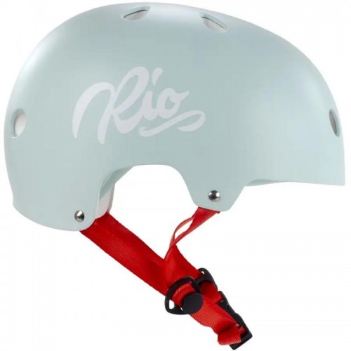 Шлем котелок RIO ROLLER Script matt teal 57-59 см