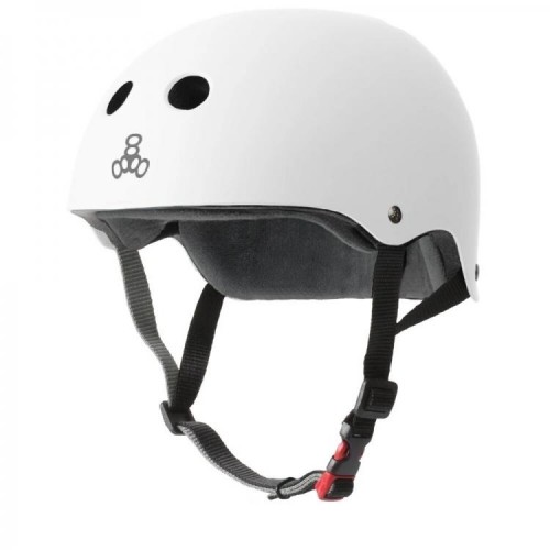 Шлем Triple 8 The Certified Sweatsaver Helmet White Rubber размер XL/XXL