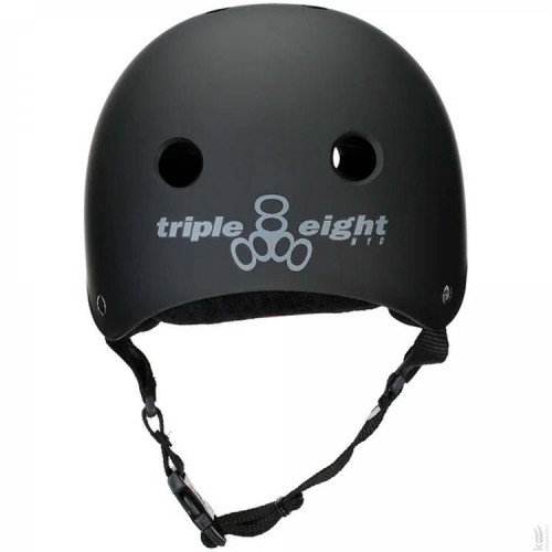 Шлем Triple8 Brainsaver Rubber (SwL) All Black размер L