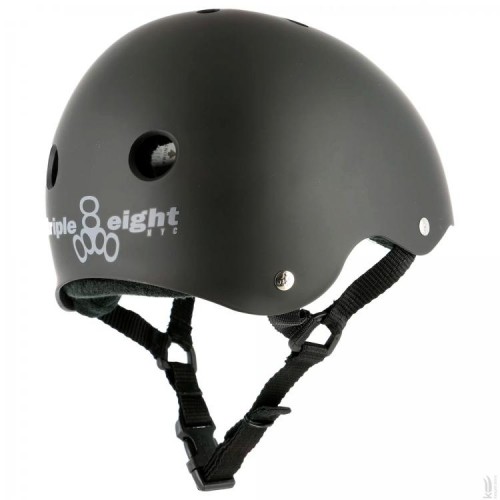 Шлем Triple8 Brainsaver Rubber (SwL) All Black размер L