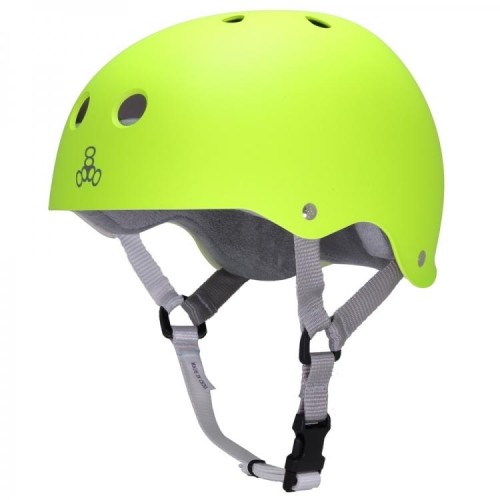 Шлем Triple8 Brainsaver Rubber (SwL) Zest размер S