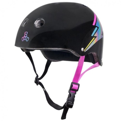 Шлем Triple8 Certified Sweatsaver Black Hologram размер S/M