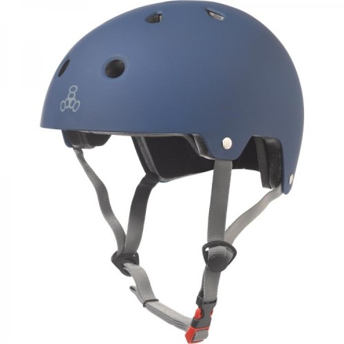 Шлем Triple8 DC Brainsaver Blue Rubber размер S/M