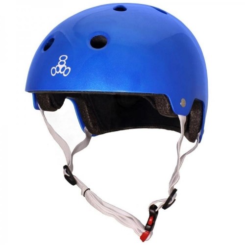 Шлем Triple8 Dual Certified EPS Metallic Blue Gloss размер XS