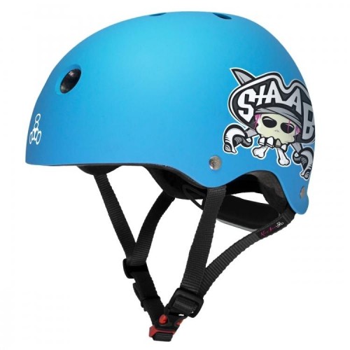 Шлем Triple8 Lil 8 Staab Edition Neon Blue